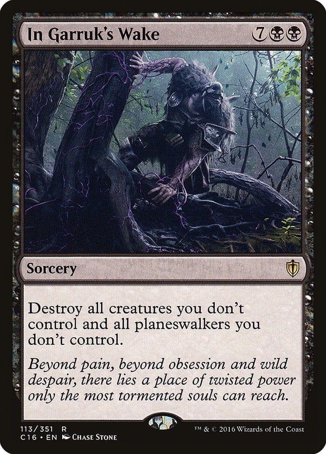 Magic: The Gathering MTG Single In Garruk's Wake [Commander 2016]