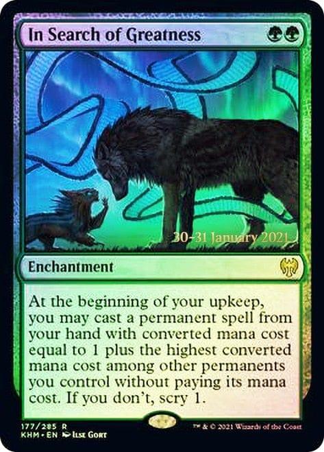 Magic: The Gathering MTG Single In Search of Greatness  [Kaldheim Prerelease Promos]
