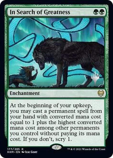 Magic: The Gathering MTG Single In Search of Greatness [Kaldheim Promo Pack]