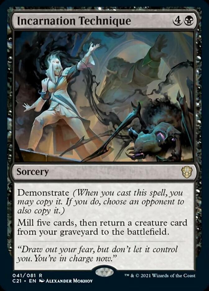 Magic: The Gathering MTG Single Incarnation Technique [Commander 2021]