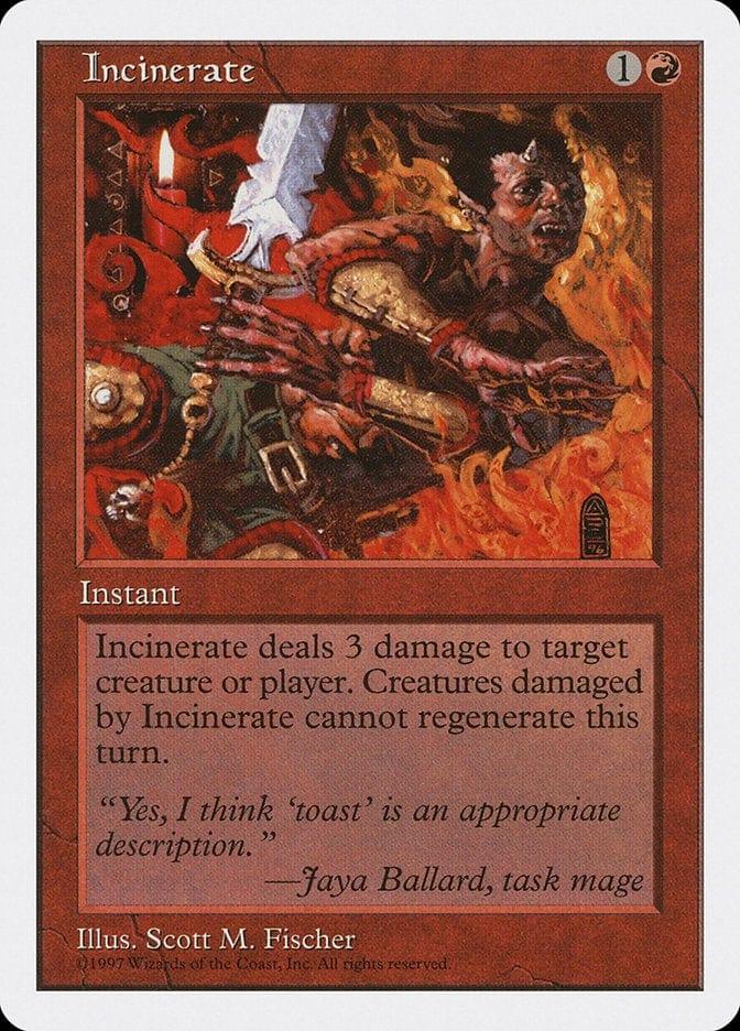 Magic: The Gathering MTG Single Incinerate [Fifth Edition]
