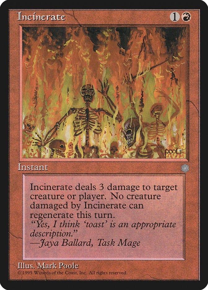 Magic: The Gathering MTG Single Incinerate [Ice Age]