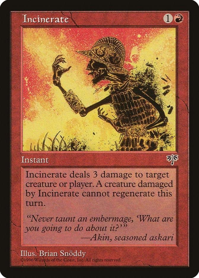 Magic: The Gathering MTG Single Incinerate [Mirage]