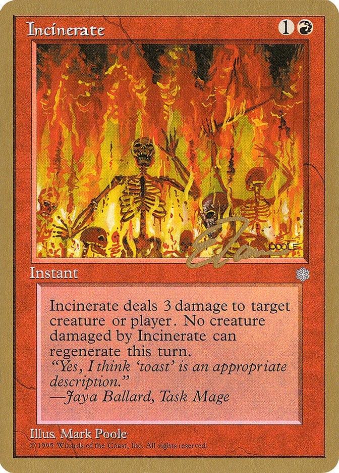 Magic: The Gathering MTG Single Incinerate [Pro Tour Collector Set]