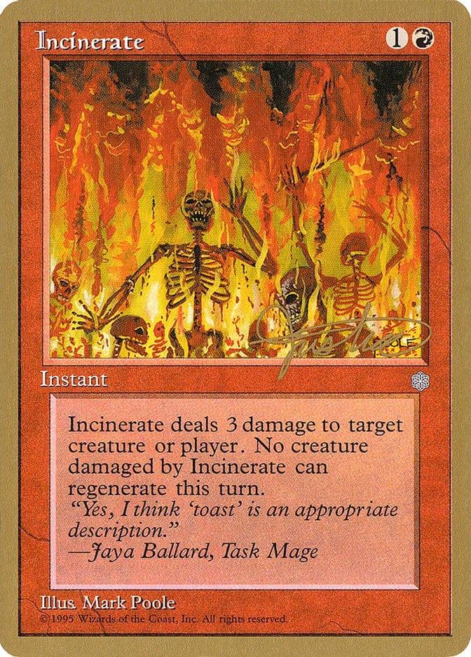 Magic: The Gathering MTG Single Incinerate [Pro Tour Collector Set]