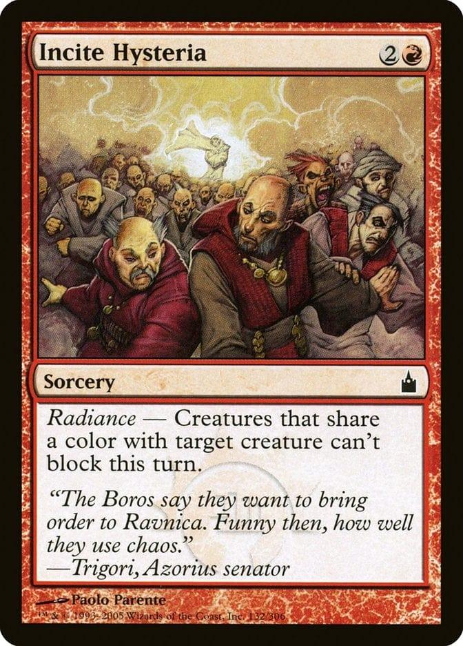Magic: The Gathering MTG Single Incite Hysteria [Ravnica: City of Guilds]