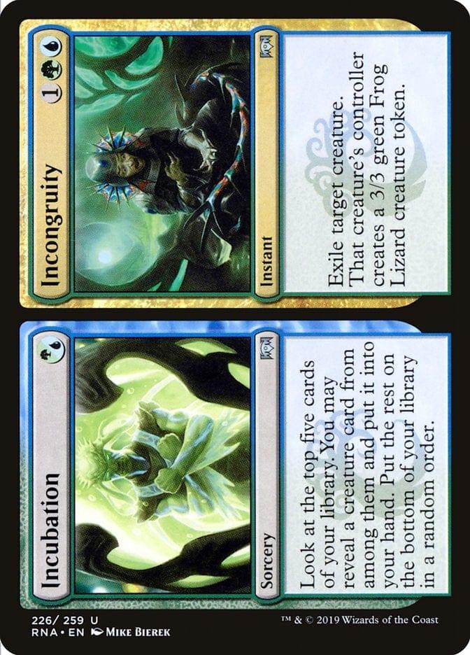 Magic: The Gathering MTG Single Incubation // Incongruity [Ravnica Allegiance]