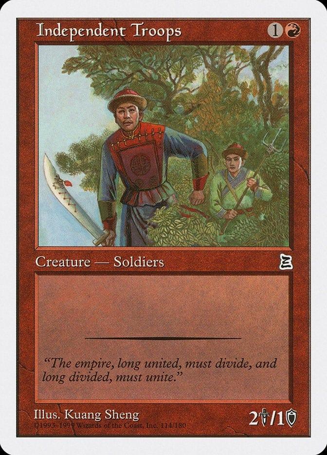 Magic: The Gathering MTG Single Independent Troops [Portal Three Kingdoms]