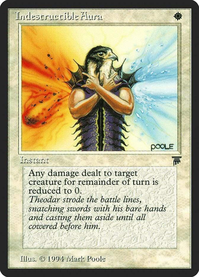 Magic: The Gathering MTG Single Indestructible Aura [Legends]