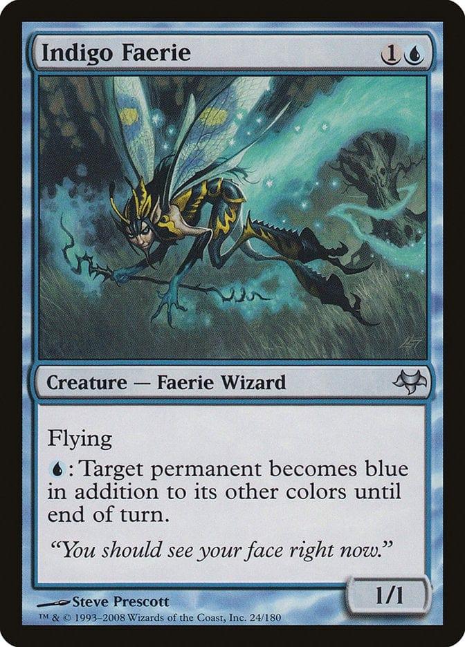 Magic: The Gathering MTG Single Indigo Faerie [Eventide]