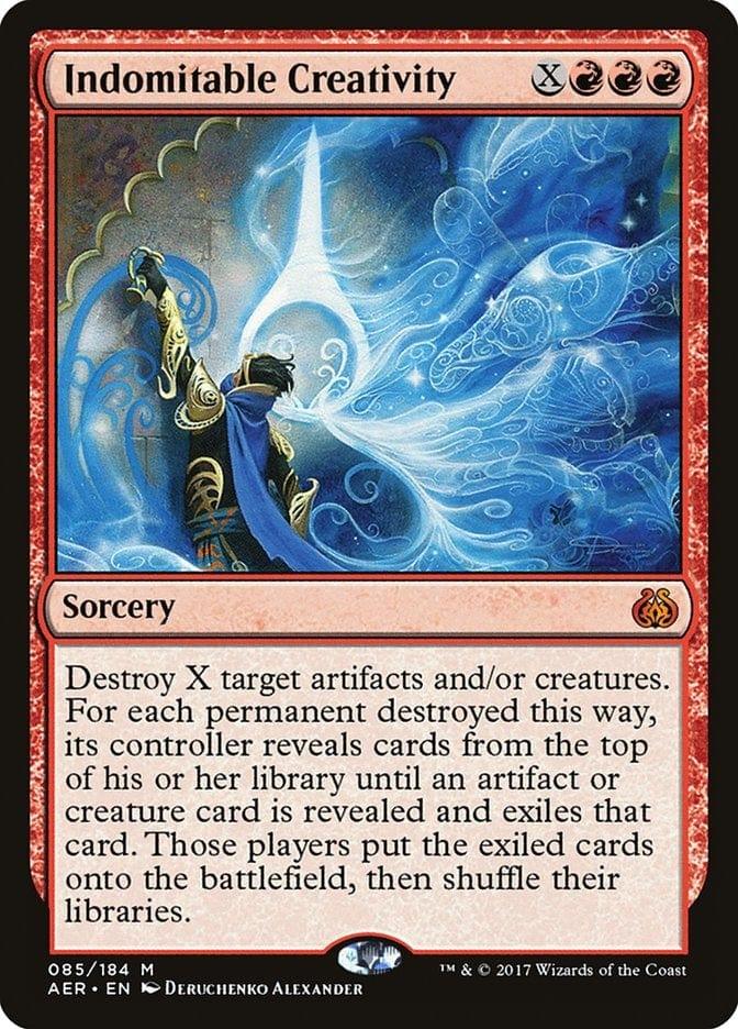 Magic: The Gathering MTG Single Indomitable Creativity [Aether Revolt]