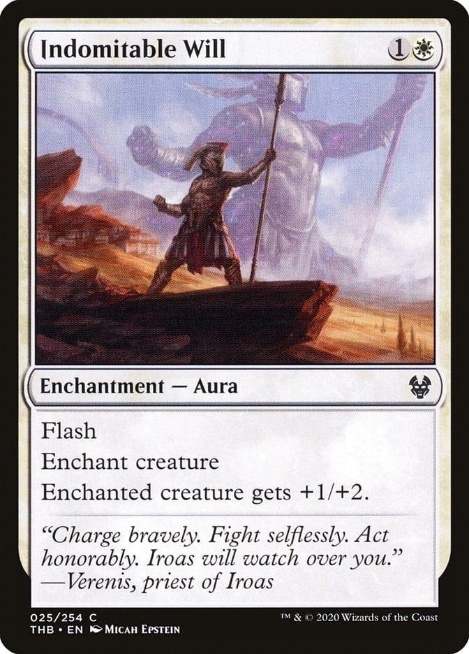Magic: The Gathering MTG Single Indomitable Will [Theros Beyond Death]
