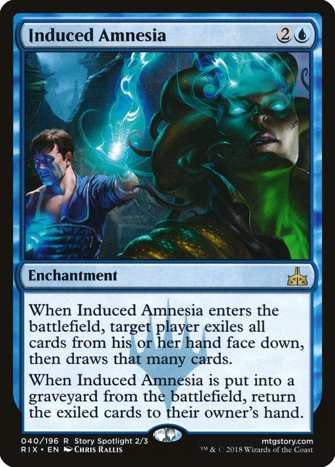 Magic: The Gathering MTG Single Induced Amnesia [Rivals of Ixalan]