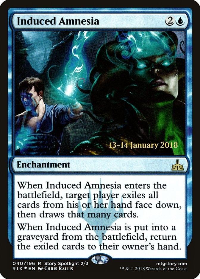 Magic: The Gathering MTG Single Induced Amnesia [Rivals of Ixalan Prerelease Promos]