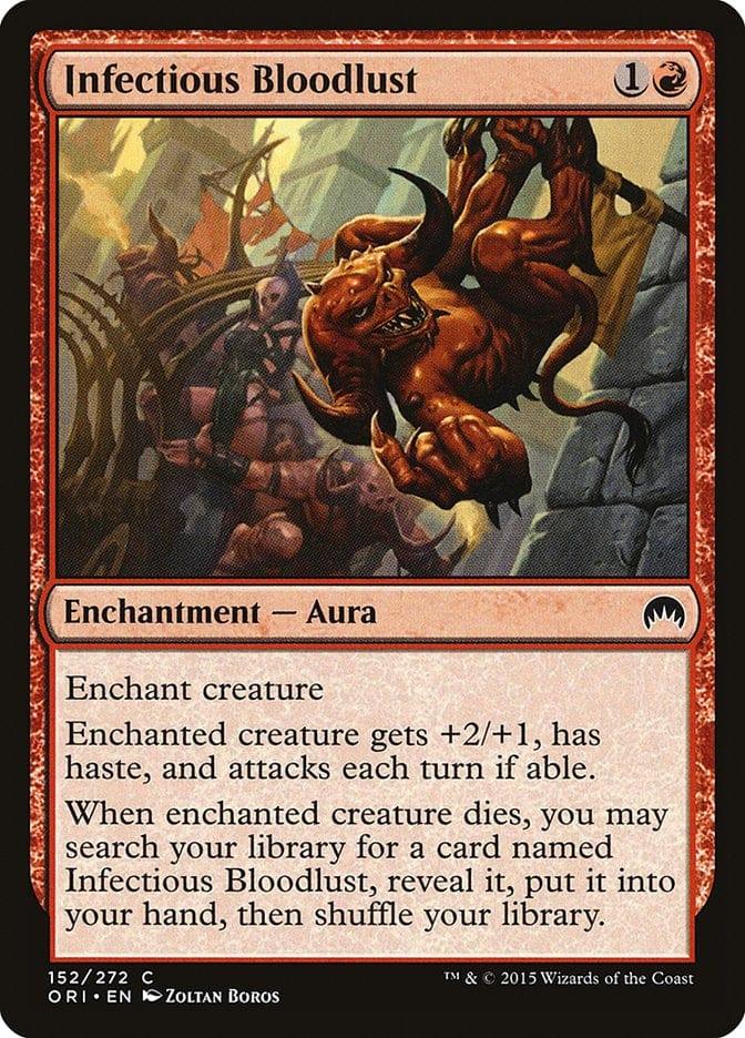 Magic: The Gathering MTG Single Infectious Bloodlust [Magic Origins]