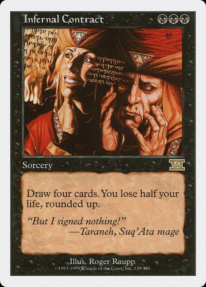 Magic: The Gathering MTG Single Infernal Contract [Classic Sixth Edition]