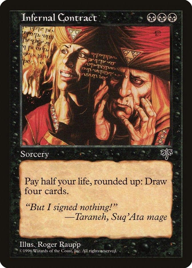Magic: The Gathering MTG Single Infernal Contract [Mirage]