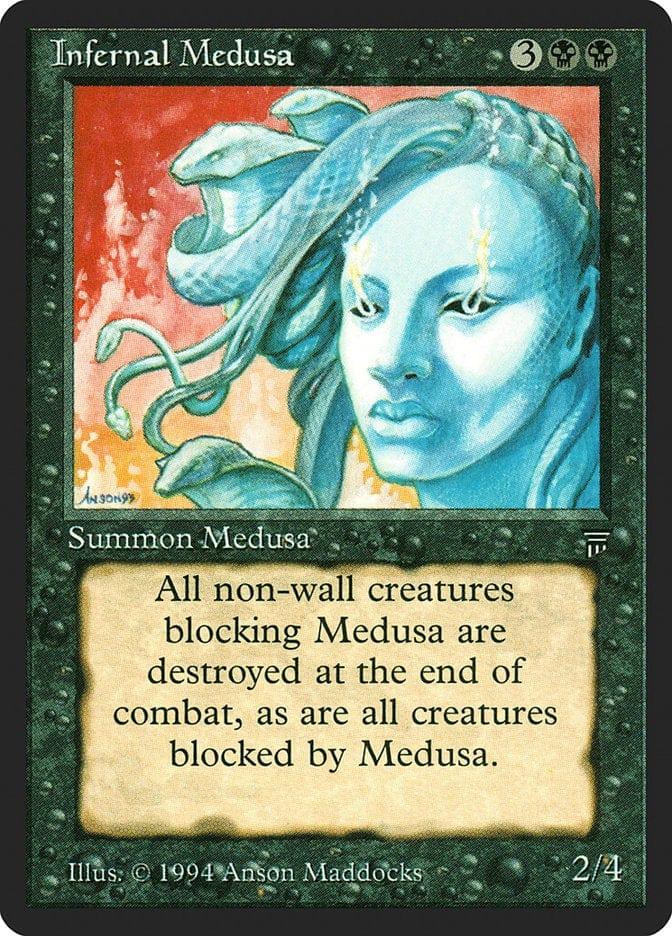 Magic: The Gathering MTG Single Infernal Medusa [Legends]