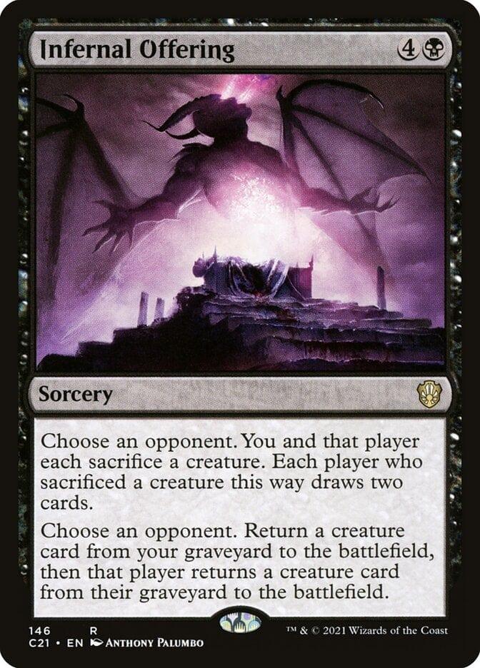 Magic: The Gathering MTG Single Infernal Offering [Commander 2021]