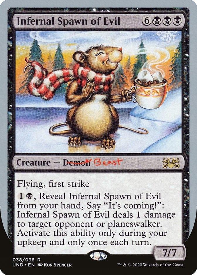 Magic: The Gathering MTG Single Infernal Spawn of Evil [Unsanctioned]
