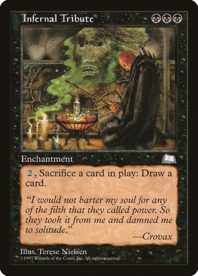 Magic: The Gathering MTG Single Infernal Tribute [Weatherlight]