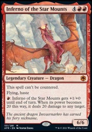 Magic: The Gathering MTG Single Inferno of the Star Mounts (Promo Pack) [Dungeons & Dragons: Adventures in the Forgotten Realms Promos]
