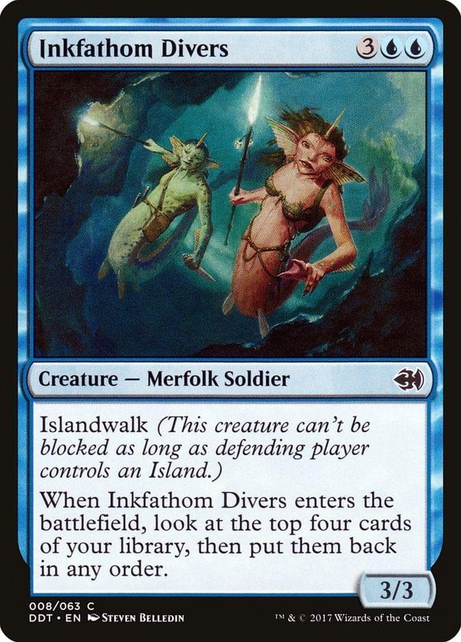 Magic: The Gathering MTG Single Inkfathom Divers [Duel Decks: Merfolk vs. Goblins]