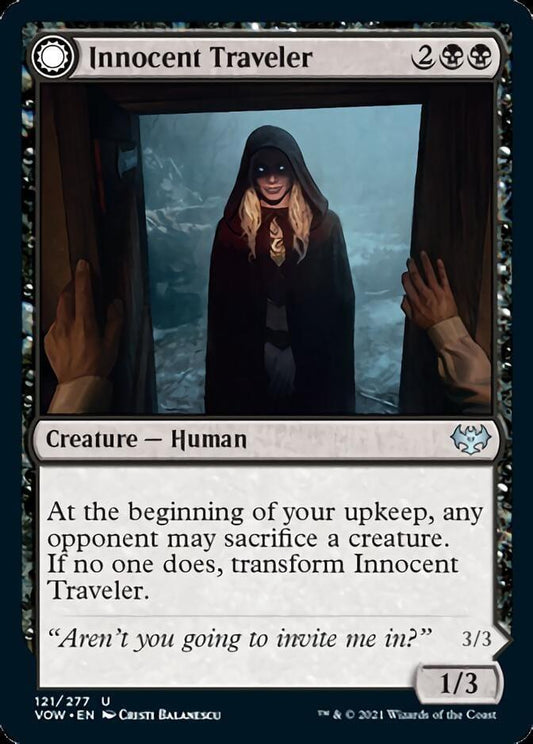 Magic: The Gathering MTG Single Innocent Traveler // Malicious Invader [Innistrad: Crimson Vow]