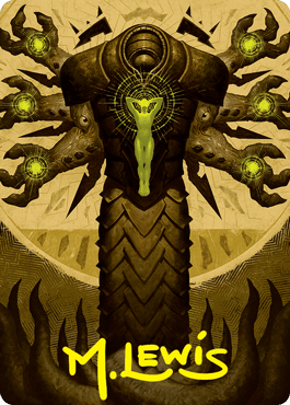 Magic: The Gathering MTG Single Inquisition of Kozilek Art Card (Gold-Stamped Signature) [Strixhaven: School of Mages Art Series]