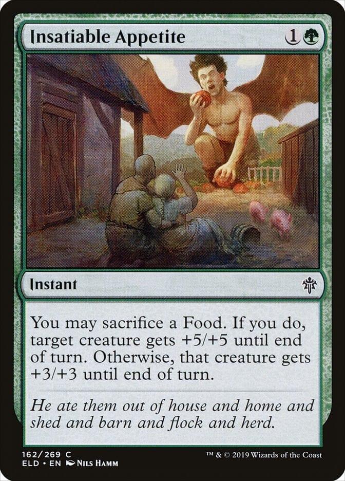Magic: The Gathering MTG Single Insatiable Appetite [Throne of Eldraine]