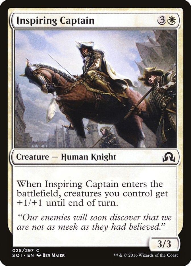 Magic: The Gathering MTG Single Inspiring Captain [Shadows over Innistrad]