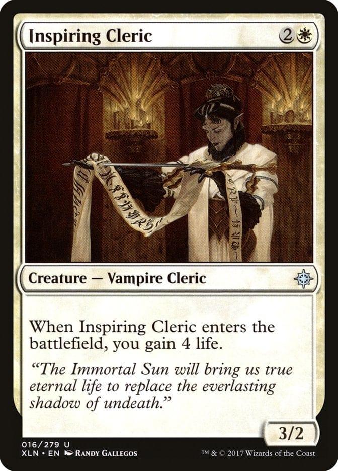 Magic: The Gathering MTG Single Inspiring Cleric [Ixalan]