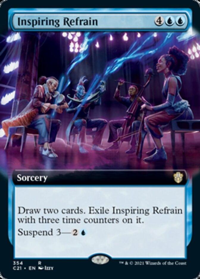 Magic: The Gathering MTG Single Inspiring Refrain (Extended) [Commander 2021]