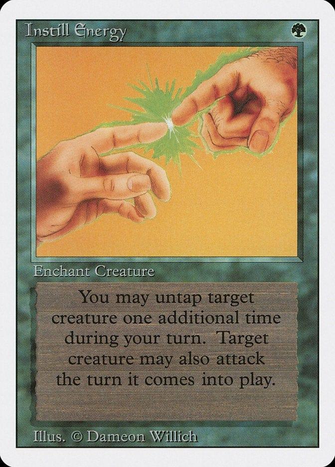 Magic: The Gathering MTG Single Instill Energy [Revised Edition]