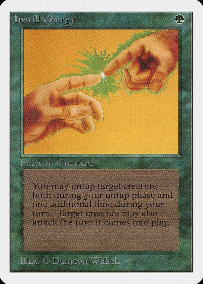 Magic: The Gathering MTG Single Instill Energy [Unlimited Edition]