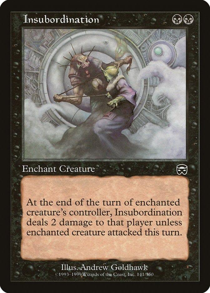 Magic: The Gathering MTG Single Insubordination [Mercadian Masques]