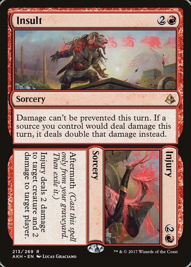 Magic: The Gathering MTG Single Insult // Injury [Amonkhet]