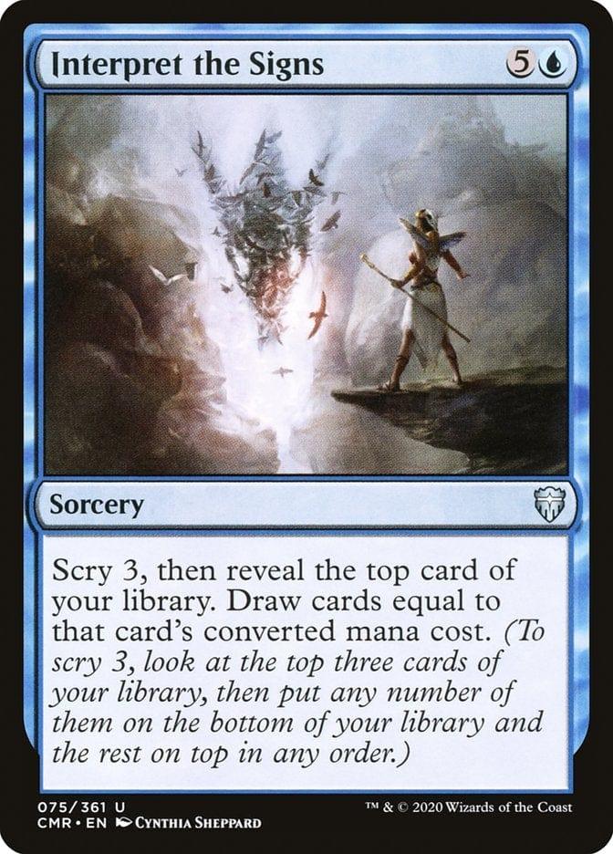 Magic: The Gathering MTG Single Interpret the Signs [Commander Legends]