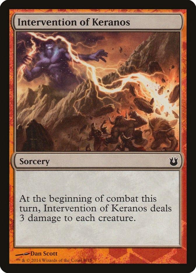 Magic: The Gathering MTG Single Intervention of Keranos [Born of the Gods]