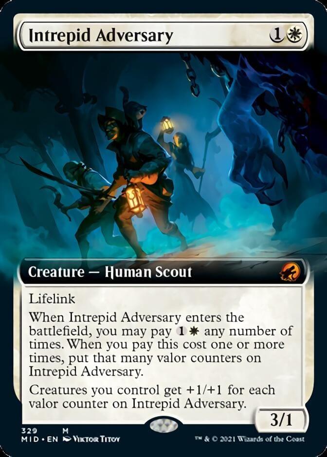 Magic: The Gathering MTG Single Intrepid Adversary (Extended) [Innistrad: Midnight Hunt]