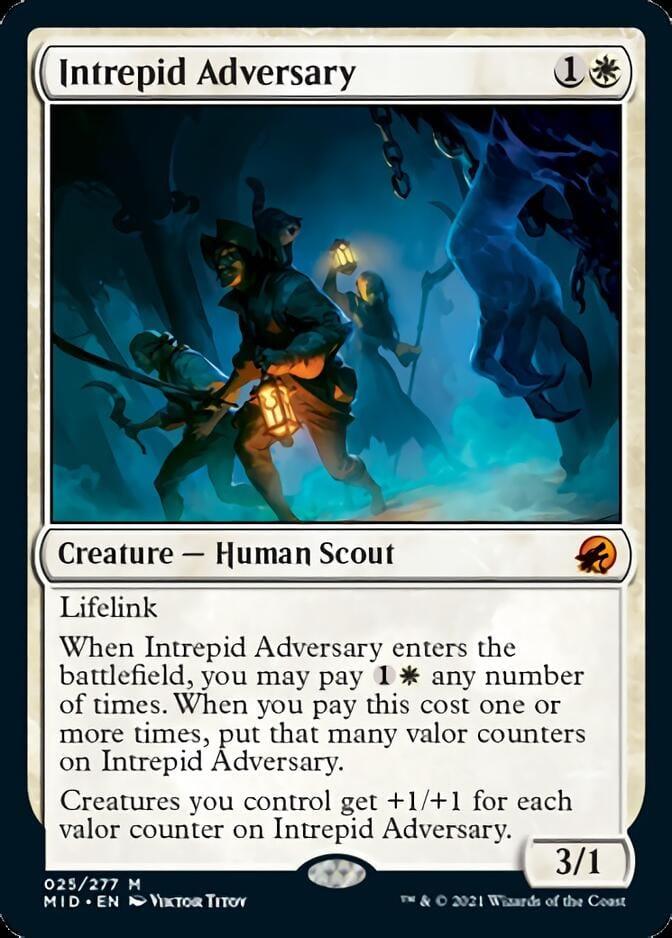 Magic: The Gathering MTG Single Intrepid Adversary [Innistrad: Midnight Hunt]