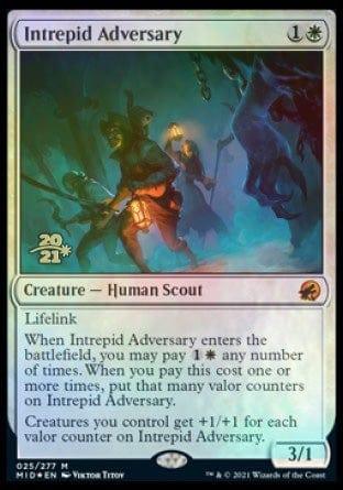 Magic: The Gathering MTG Single Intrepid Adversary [Innistrad: Midnight Hunt Prerelease Promos]