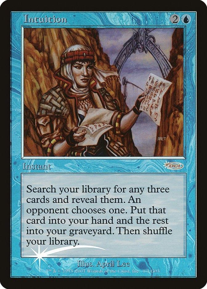 Magic: The Gathering MTG Single Intuition [Judge Gift Cards 2003]