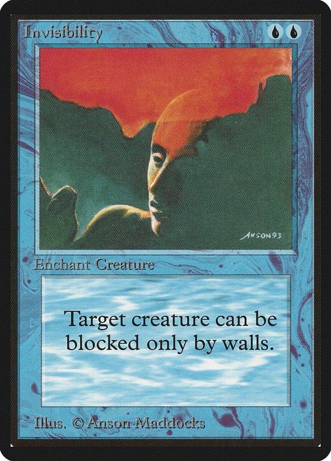Magic: The Gathering MTG Single Invisibility [Limited Edition Beta]