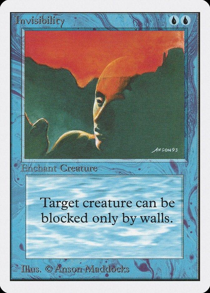 Magic: The Gathering MTG Single Invisibility [Unlimited Edition]