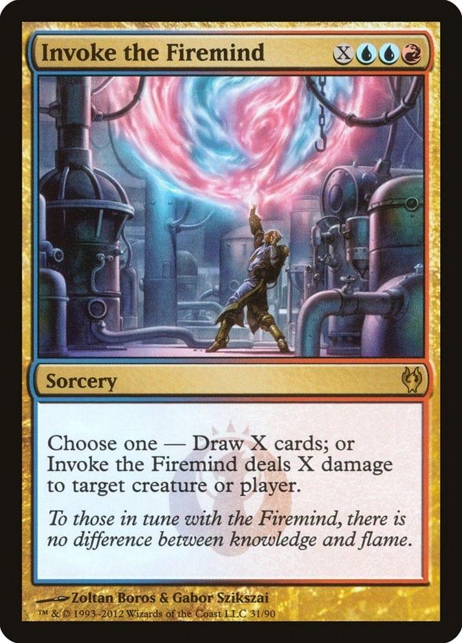Magic: The Gathering MTG Single Invoke the Firemind [Duel Decks: Izzet vs. Golgari]