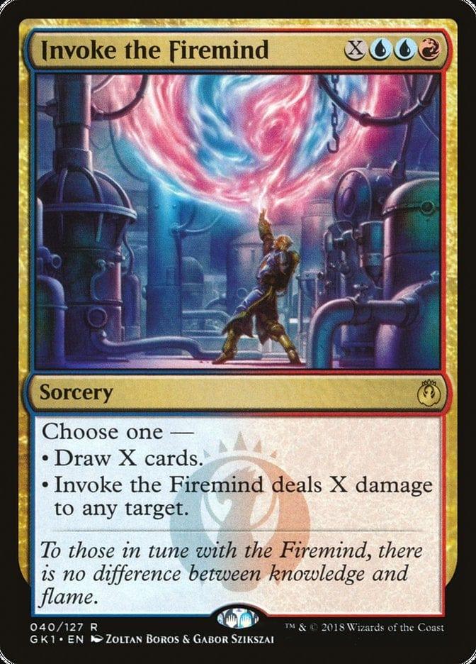 Magic: The Gathering MTG Single Invoke the Firemind [Guilds of Ravnica Guild Kit]