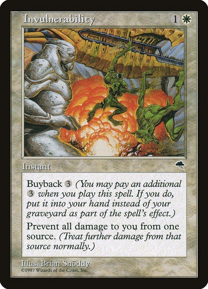 Magic: The Gathering MTG Single Invulnerability [Tempest]