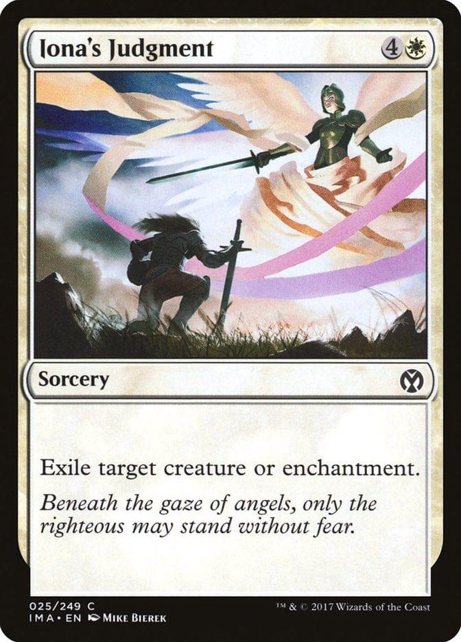 Magic: The Gathering MTG Single Iona's Judgment [Iconic Masters]