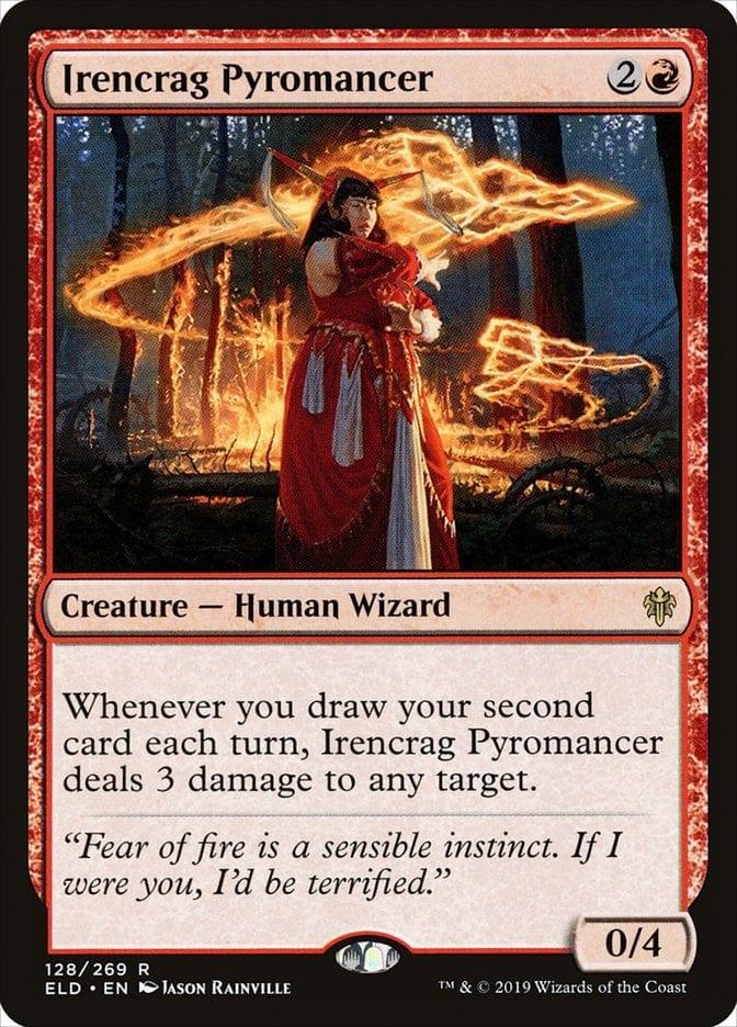 Magic: The Gathering MTG Single Irencrag Pyromancer [Throne of Eldraine]